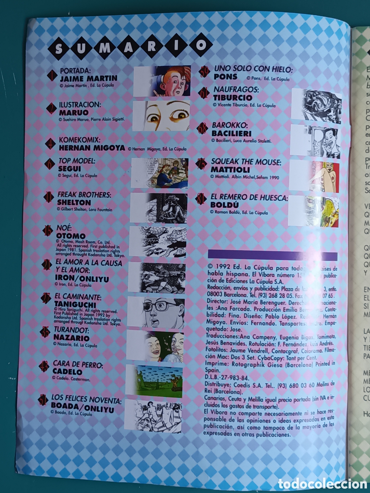 C&oacute;mics: El V&iacute;bora N&ordm; 151 LA CUPULA 1992 - Foto 2