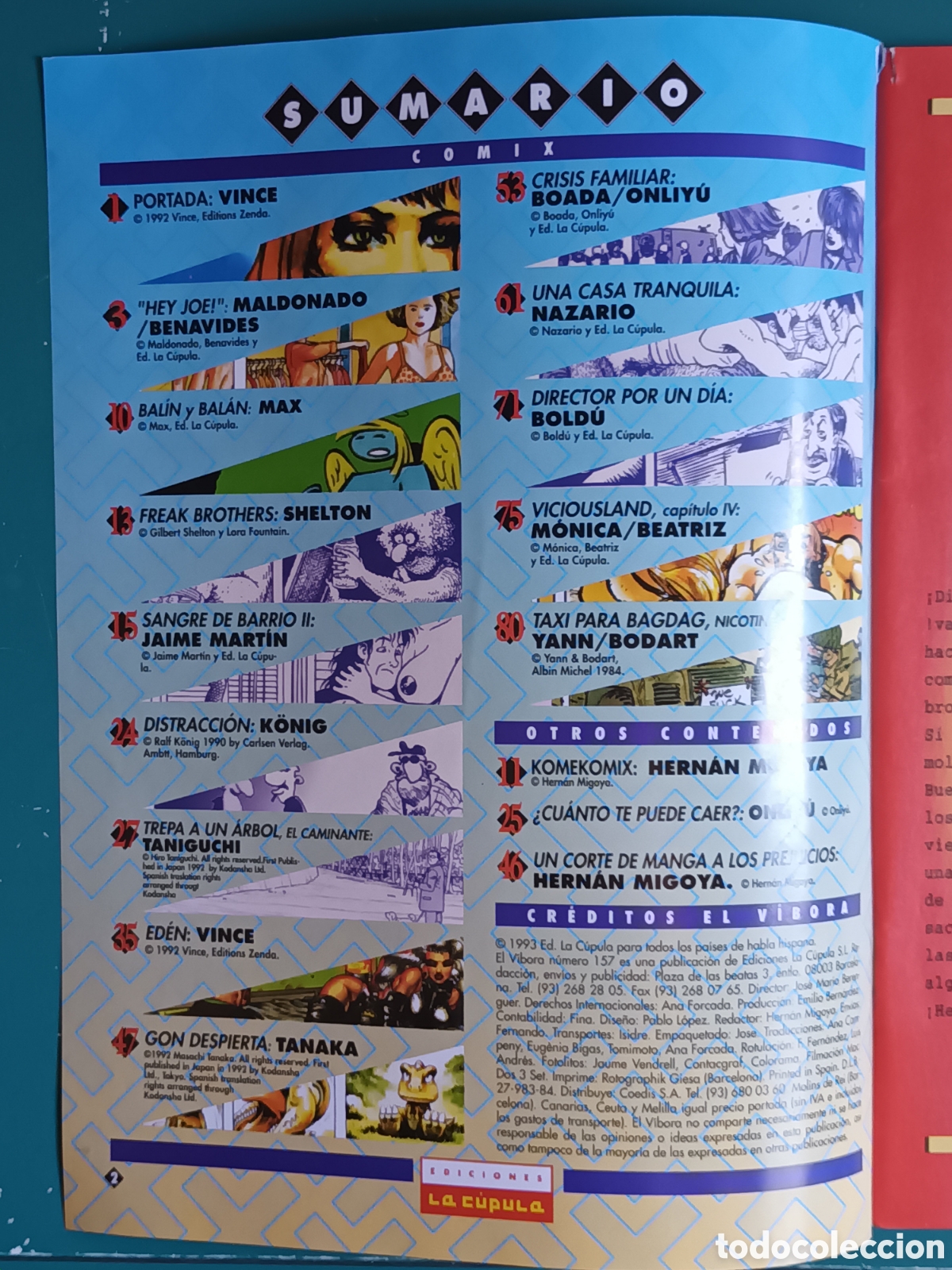 C&oacute;mics: El V&iacute;bora N&ordm; 157 LA CUPULA 1992 - Foto 4