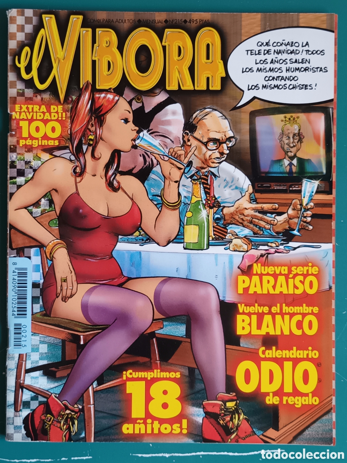Comics : El V&iacute;bora N&ordm; 215 LA CUPULA 1997 Con calendario central del a&ntilde;o 1998