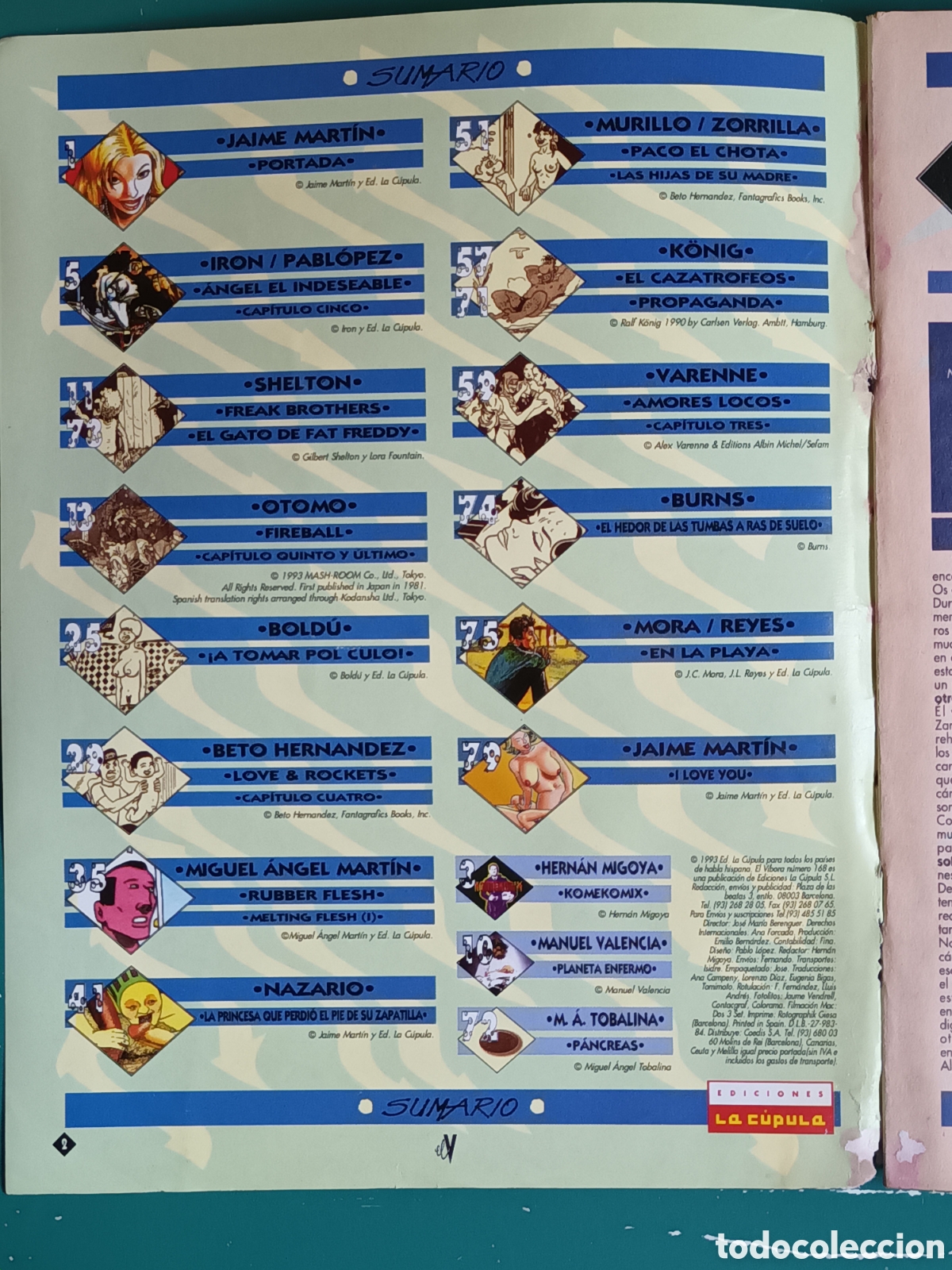C&oacute;mics: El V&iacute;bora N&ordm; 168 LA CUPULA 1993 - Foto 4