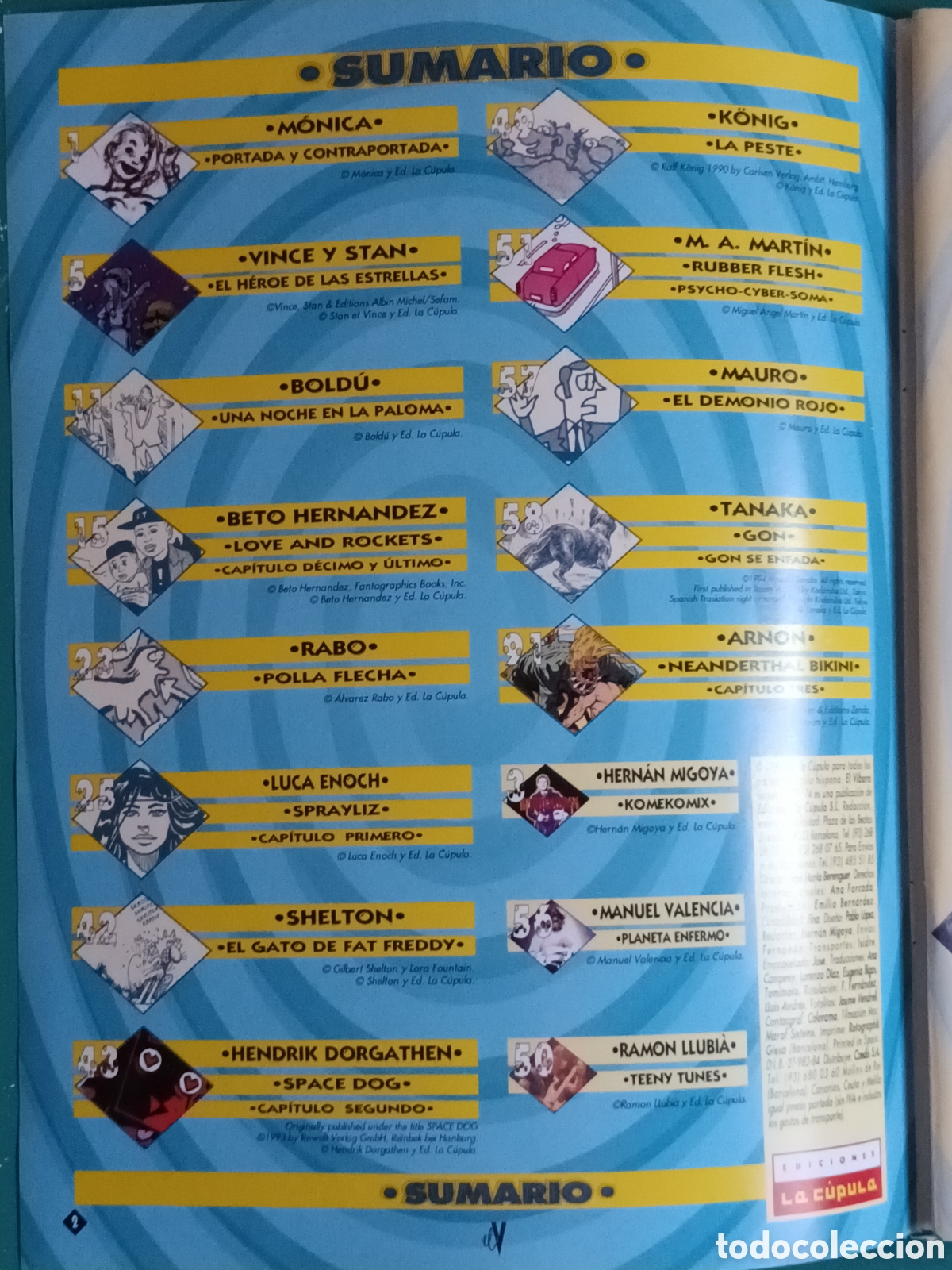 C&oacute;mics: El V&iacute;bora N&ordm; 173 / 174 LA CUPULA 1994 - Foto 3