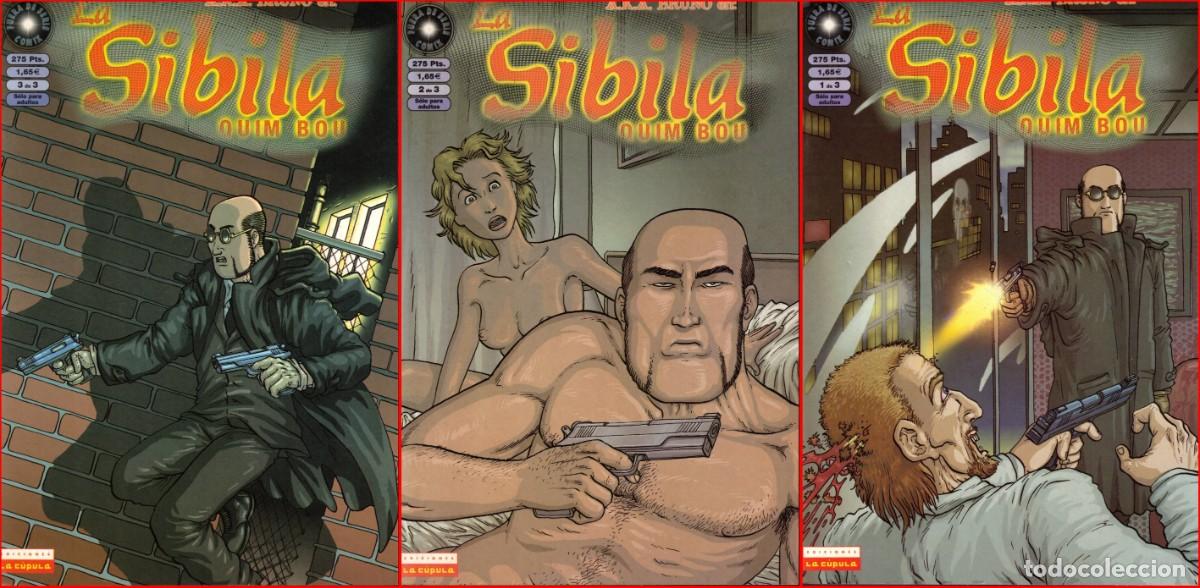 C&oacute;mics: La Sibila de Quim Bou Ed. La C&uacute;pula Lote de 3 n&uacute;meros COMPLETA