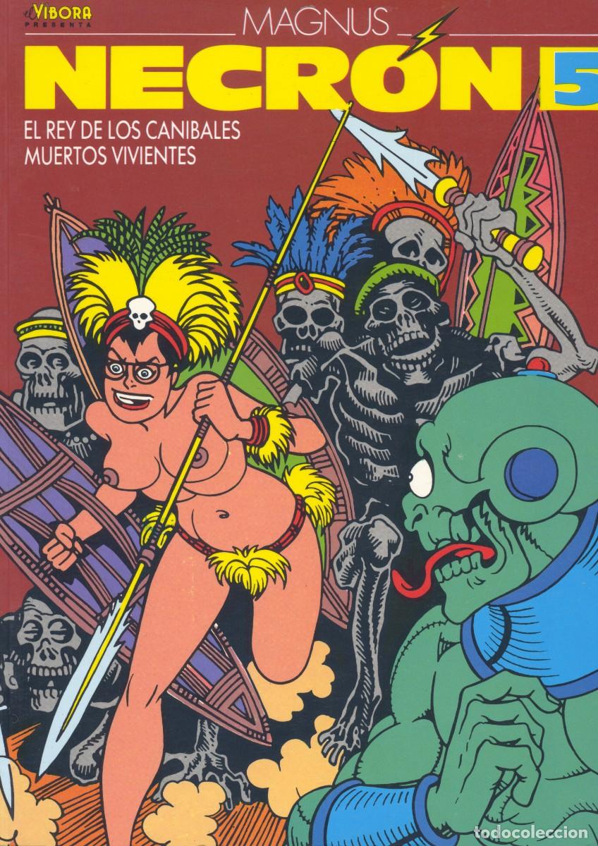 C&oacute;mics: EL V&Iacute;BORA PRESENTA NECRON 3. EDICIONES LA C&Uacute;PULA, 1987. DIBUJOS DE MAGNUS (CAJA 2)