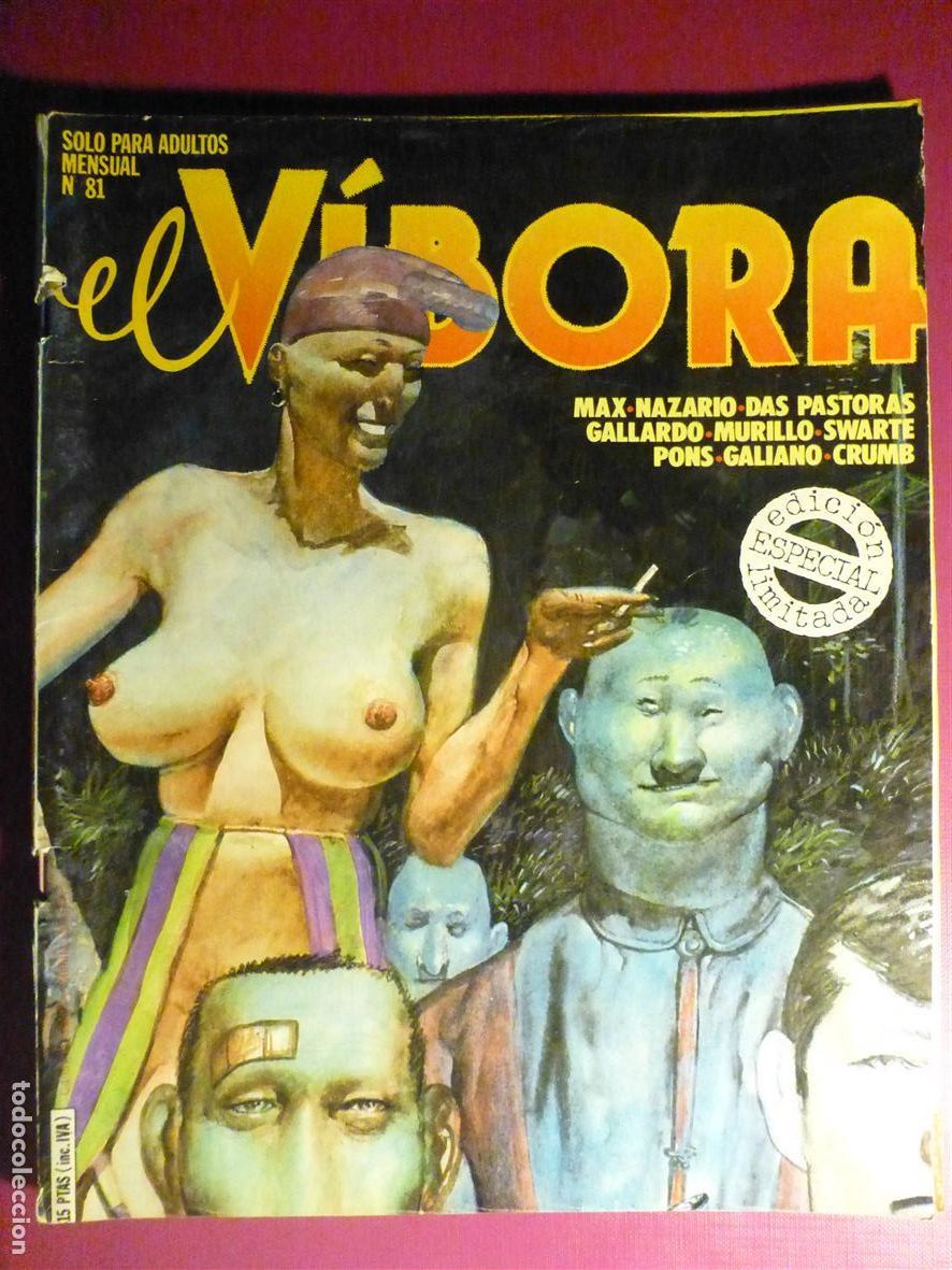 C&oacute;mics: Comic Adultos - El V&iacute;bora - N&ordm; 81 - Ediciones La C&uacute;pula - A&ntilde;o 1986