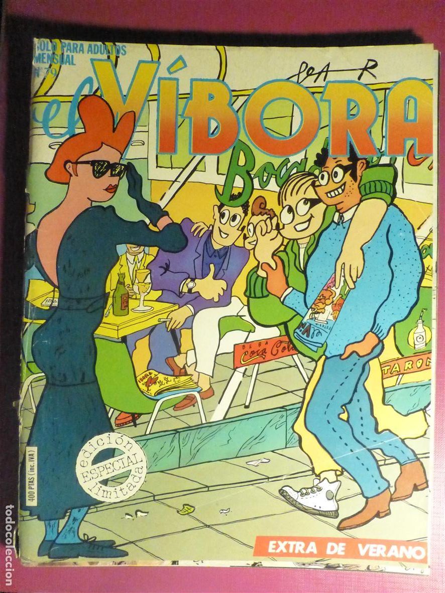 C&oacute;mics: Comic Adultos - El V&iacute;bora - N&ordm; 79 - Ediciones La C&uacute;pula - Extra verano - A&ntilde;o 1986