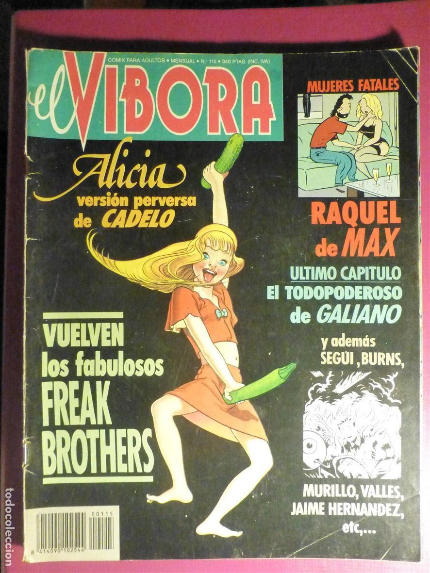C&oacute;mics: Comic Adultos - El V&iacute;bora - N&ordm; 115 - Ediciones La C&uacute;pula - A&ntilde;o 1986