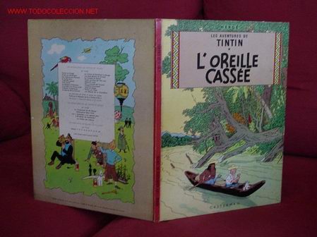 C&oacute;mics: TINTIN. LOREILLE CASS&Eacute;E (CASTERMAN). - Foto 1