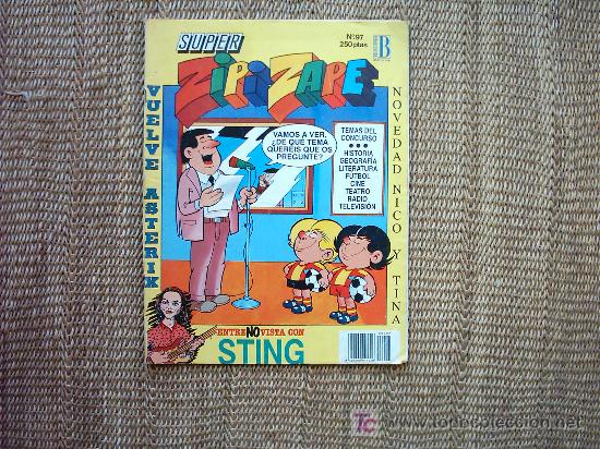 C&oacute;mics: SUPER ZIPI ZAPE N&ordm; 97. EDICIONES B. 1987. 51 P&Aacute;GINAS. - Foto 1