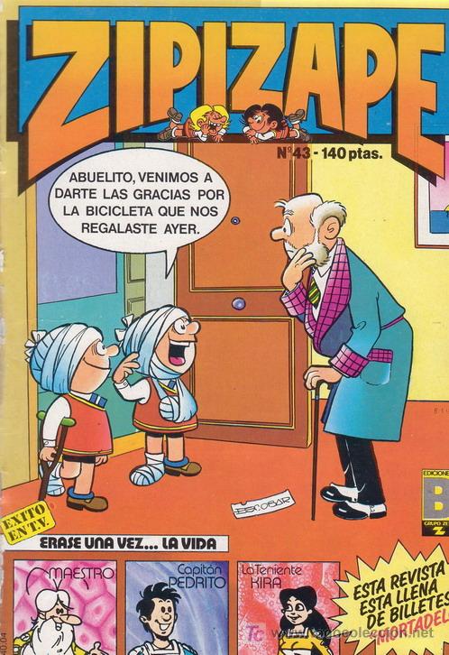 C&oacute;mics: ZIPI Y ZAPE N&ordm; 43. Ediciones B. A&ntilde;o 1988. - Foto 1