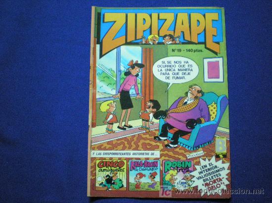 C&oacute;mics: ZIPI ZAPE  N&ordm; 19  - EDICIONES B  1988  - CON ROBIN ROBOT....35 PAGS. - Foto 1