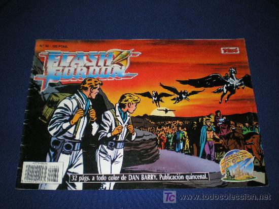 C&oacute;mics: FLASH GORDON N&ordm; 34 - EDICIONES B 1988 - DAN BARRY - COLOR 32 PAGS. - Foto 1