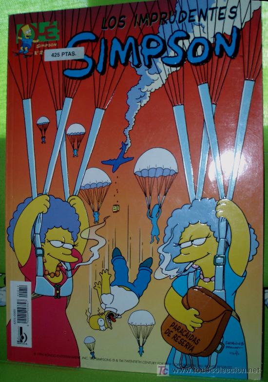 C&oacute;mics: LOS SIMPSON, coleccion OLE n&ordm;12:  Los imprudentes Simpson - Foto 1