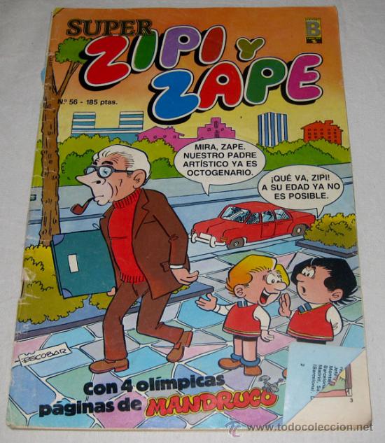 C&oacute;mics: SUPER ZIPI ZAPE - NUMERO 56 - EDICIONES B - - Foto 1