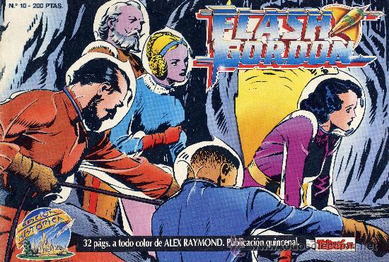 C&oacute;mics: Flash Gordon n&ordm;10 (Ediciones B, 1988). Dibujos de  Alex Raymond - Foto 1