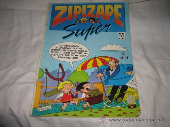 C&oacute;mics: ZIPIZAPE SUPER N&ordm; 5  EDICIONES B  1987 - Foto 1