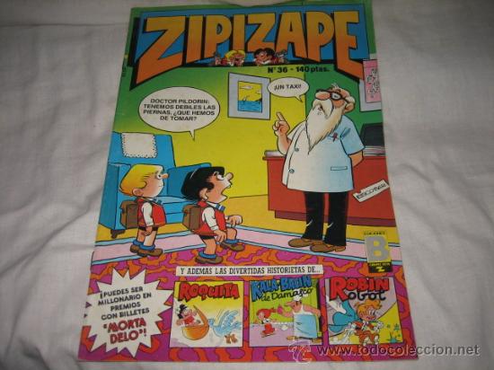 C&oacute;mics: ZIPIZAPE  N&ordm; 36   EDICIONES B   1987 - Foto 1