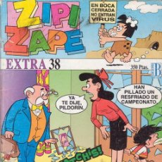 Cómics: ZIPI Y ZAPE EXTRA Nº 38. CON AVENTURA LARGA DE LOS PITUFOS. EDICIONES B.