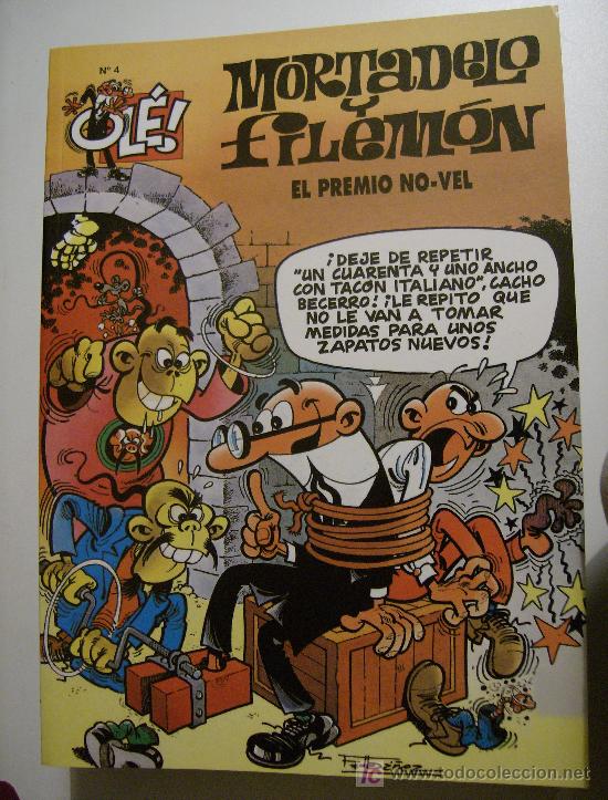C&oacute;mics: OL&Eacute; MORTADELO Y FILEM&Oacute;N N&ordm; 4. EDICIONES B, 5&ordf; ED, 2006. - Foto 1