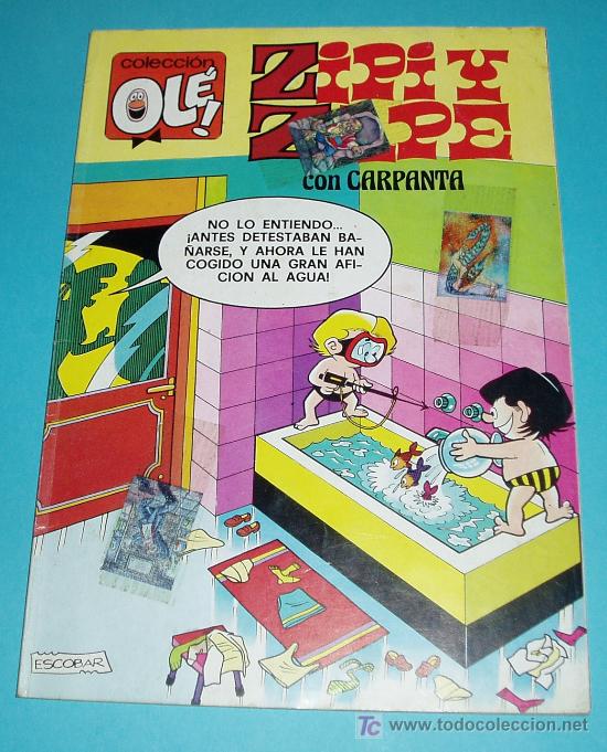 C&oacute;mics: ZIPI Y ZAPE CON CARPANTA. COLECCI&Oacute;N OLE. EDICIONES B. 1992 - Foto 1