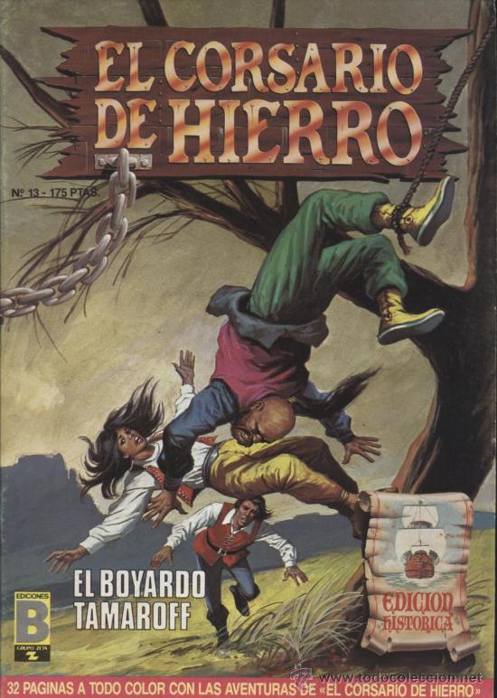 C&oacute;mics: EL CORSARIO DE HIERRO - N&ordm; 13 - EDICIONES B. 1988 - Foto 1
