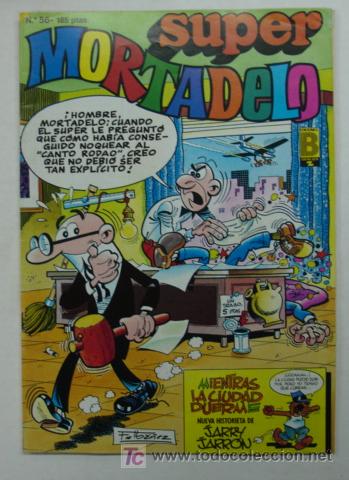 C&oacute;mics: SUPER MORTADELO. N&ordm; 56. 1989. 50 P&Aacute;G. (EDICIONES B) - Foto 1