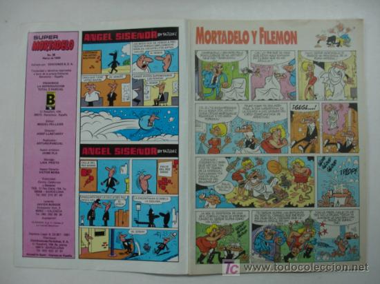 C&oacute;mics: SUPER MORTADELO. N&ordm; 26. 1987. 50 P&Aacute;G. (EDICIONES B) - Foto 2
