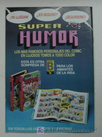 C&oacute;mics: MORTADELO. N&ordm; 114. 1987. 33 P&Aacute;G. (EDICIONES B) - Foto 3