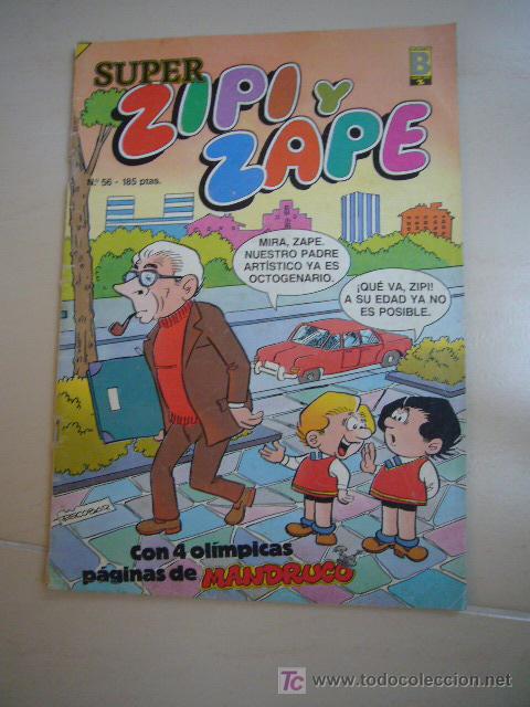 C&oacute;mics: Super zipi zape n&ordm; 56 ediciones B 1989 ARX59 - Foto 1