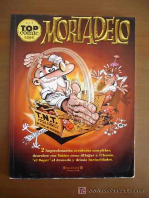 C&oacute;mics: MORTADELO N&ordm; 3 TOP COMIC . EDICIONES B. 109 PAG. - Foto 1