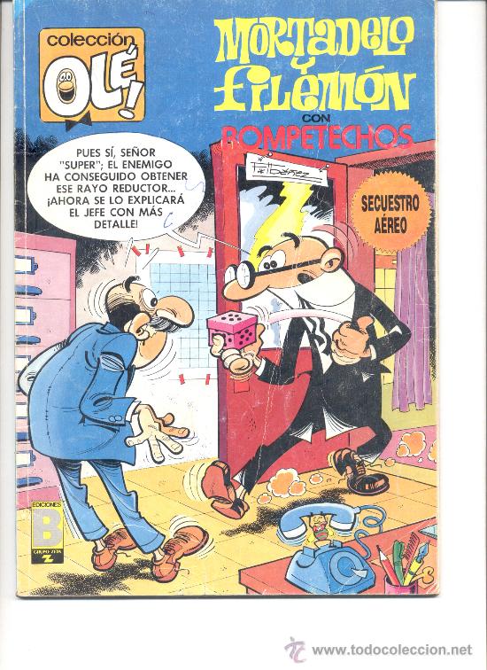 C&oacute;mics: MORTADELO Y FILEMON CON ROMPETECHOS 191 secuestro aereo - Foto 1