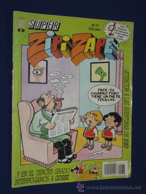 C&oacute;mics: SUPER ZIPI ZAPE N&ordm; 77 - EDICIONES B - Foto 1
