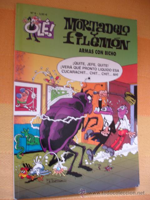 C&oacute;mics: OLE ! MORTADELO Y FILEMON N&ordm; 6 ARMAS CON BICHO . - Foto 1
