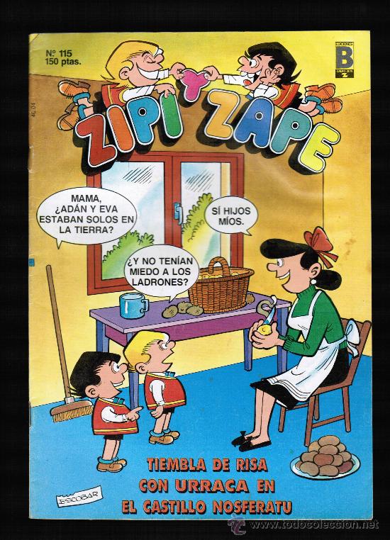 C&oacute;mics: ZIPI ZAPE N&ordm; 115 - EDICIONES B 1989 - Foto 1