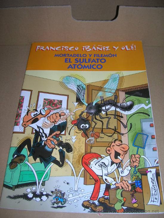 C&oacute;mics: Francisco Iba&ntilde;ez y ole!. Mortadelo y Filemon: El sulfato atomico. Ediciones B, 2001. - Foto 1