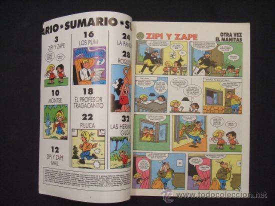 C&oacute;mics: ZIPI Y ZAPE - NUMERO 196 - 1987 - EDICIONES B - - Foto 2