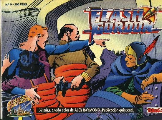 C&oacute;mics: FLASH GORDON - EDICI&Oacute;N HIST&Oacute;RICA - N&ordm; 9 - ED. B. 1.988 - Foto 1