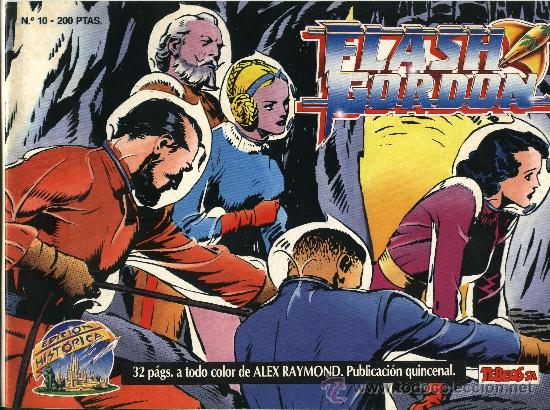 C&oacute;mics: FLASH GORDON - EDICI&Oacute;N HIST&Oacute;RICA - N&ordm; 10 - ED. B. 1.988 - Foto 1