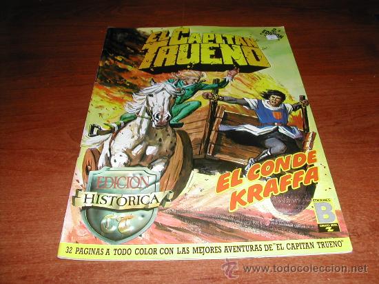 C&oacute;mics: EL CAPIT&Aacute;N TRUENO N&ordm; 12  EDICI&Oacute;N HIST&Oacute;RICA  EDICIONES B.           REF: (JC) - Foto 1