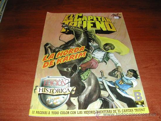 C&oacute;mics: EL CAPIT&Aacute;N TRUENO N&ordm; 14  EDICI&Oacute;N HIST&Oacute;RICA  EDICIONES B.           REF: (JC) - Foto 1