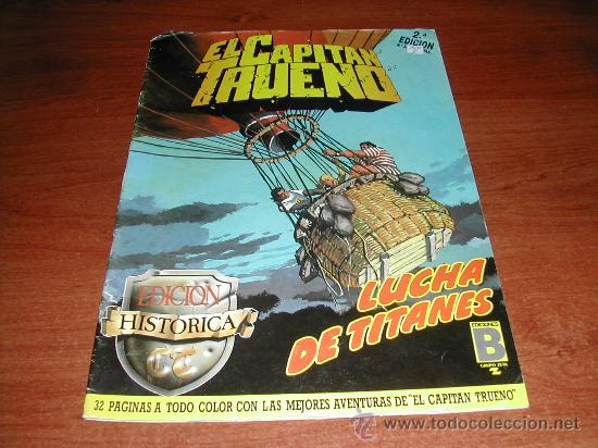 C&oacute;mics: EL CAPIT&Aacute;N TRUENO N&ordm; 23  EDICI&Oacute;N HIST&Oacute;RICA  EDICIONES B.           REF: (JC) - Foto 1