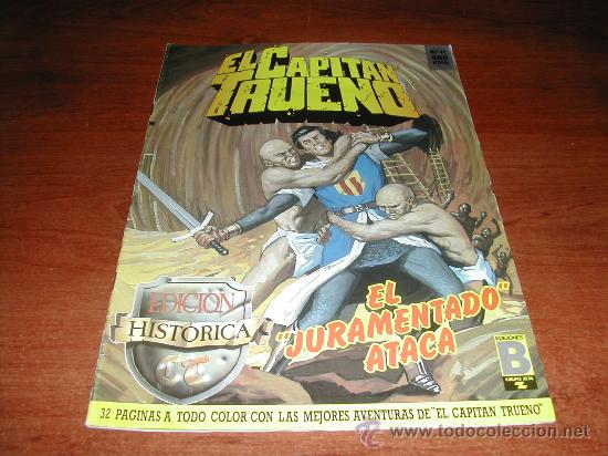 C&oacute;mics: EL CAPIT&Aacute;N TRUENO N&ordm; 41  EDICI&Oacute;N HIST&Oacute;RICA  EDICIONES B.           REF: (JC) - Foto 1