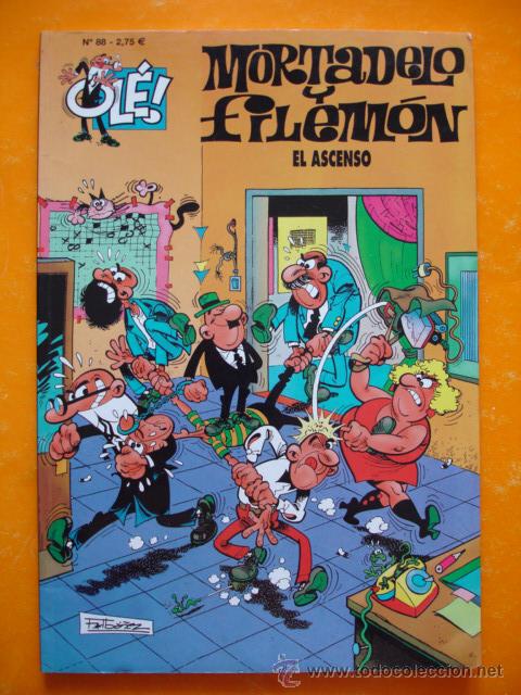 C&oacute;mics: OLE ! MORTADELO Y FILEMON N&ordm; 88 EL ASCENSO . EDICIONES B . - Foto 1