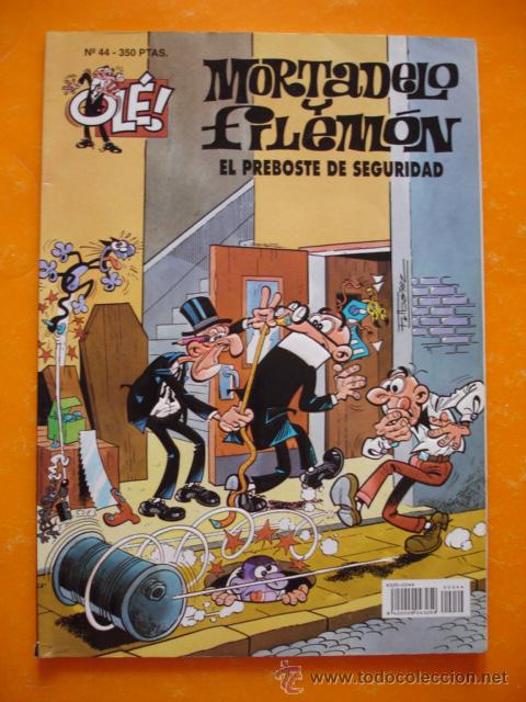 C&oacute;mics: OLE ! MORTADELO Y FILEMON N&ordm; 44 EL PREBOSTE DE SEGURIDAD . EDICIONES B . - Foto 1
