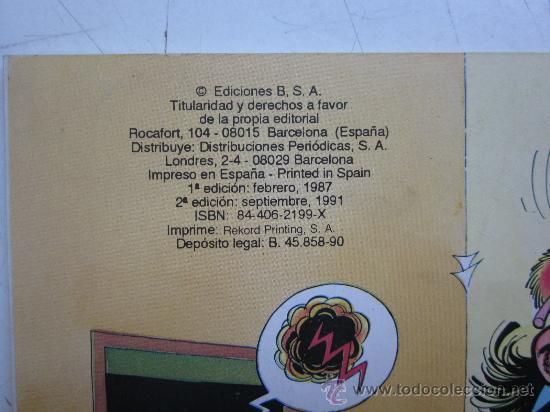 C&oacute;mics: MORTADELO Y FILEMON - HURACAN DE CARCAJADAS - 2&ordm; EDICION - A&Ntilde;O 1991 - Foto 3