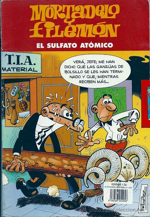 C&oacute;mics: 9410 - MORTADELO Y FILEM&Oacute;N - EL SULFATO AT&Oacute;MICO - EDICIONES B. 2003. - Foto 1