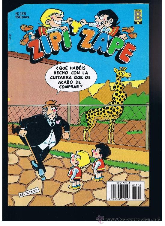 C&oacute;mics: ZIPI Y ZAPE N&ordm; 178 A&Ntilde;O 1991 ART&Iacute;CULO NUEVO - Foto 1
