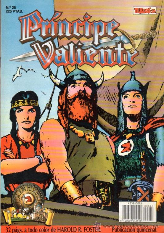 C&oacute;mics: EL PR&Iacute;CIPE VALIENTE, TEBEOS SA, N&ordm; 26, EDICIONES B - Foto 1