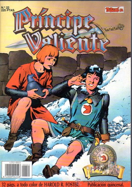C&oacute;mics: EL PR&Iacute;CIPE VALIENTE, TEBEOS SA, N&ordm; 22, EDICIONES B - Foto 1