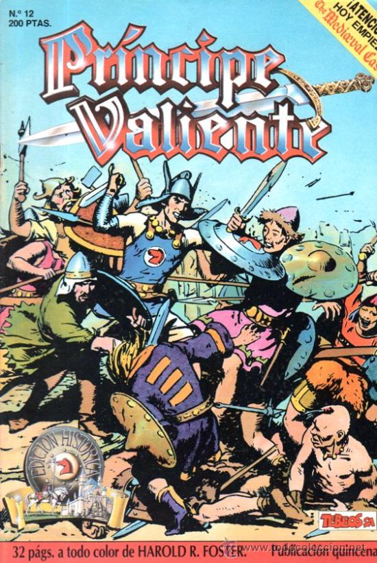 C&oacute;mics: PR&Iacute;NCIPE VALIENTE, N&ordm; 12, 1988 - Foto 1