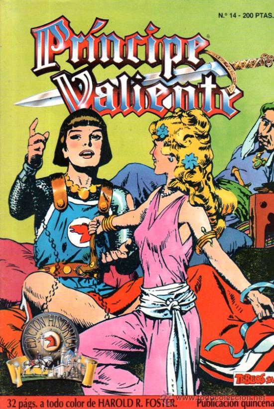 C&oacute;mics: PR&Iacute;NCIPE VALIENTE, N&ordm; 14, 1988 - Foto 1